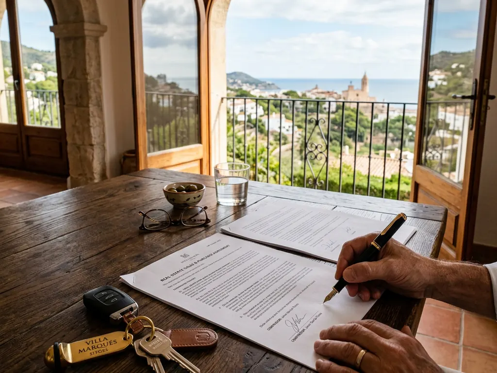 Legal conveyancing and notary handover in Spain