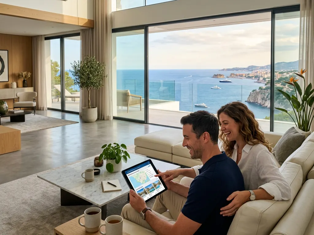 Search and shortlisting a luxury villa in Catalonia
